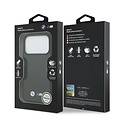 BMW BMW iPhone 17 Pro Max/iPhone 18 Pro Max Coque arrière MagSafe Kevlar logos métalliques - Noir