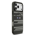 BMW BMW iPhone 17 Pro Max/iPhone 18 Pro Max Coque arrière MagSafe IML Motif à lignes - Noir