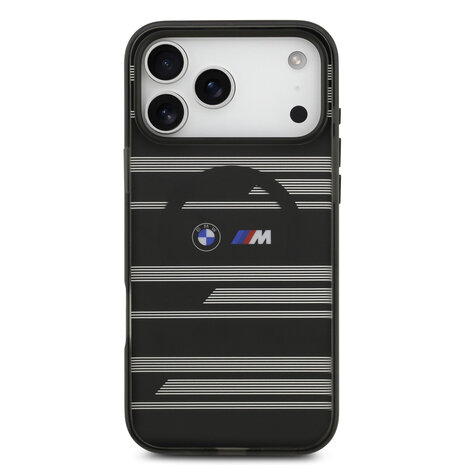 BMW BMW iPhone 17 Pro Max Back cover case - MagSafe IML Case - Line Designs - Black
