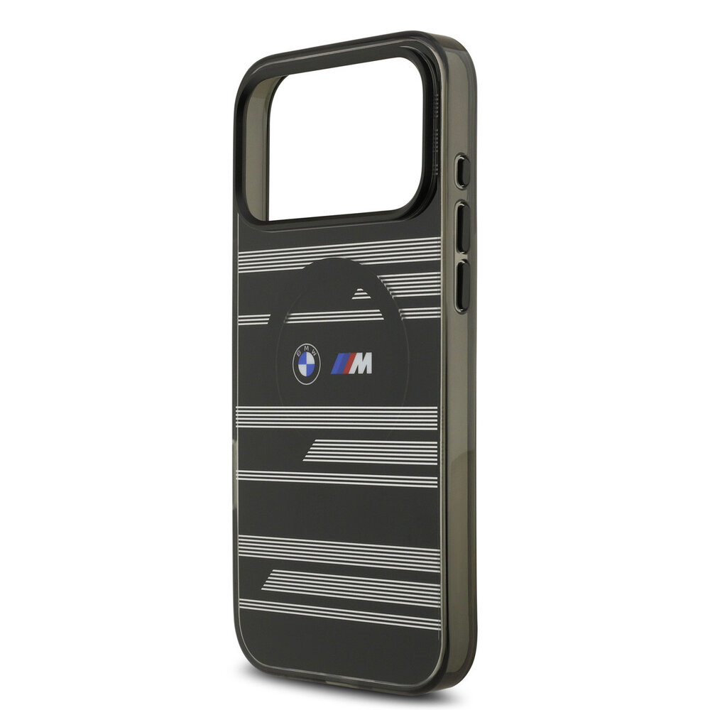 BMW BMW iPhone 17 Pro Max Back cover coque - Noir - MagSafe IML Case - Line Designs