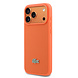 Lacoste Lacoste iPhone 17 Pro Max Back-Cover hul - MagSafe - Iconic Petit Pique Logo - Orange