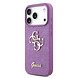 Guess Guess iPhone 17 Pro Back cover coque - Lilas - Big 4G - Fixed Glitter