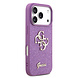 Guess Guess iPhone 17 Pro Back cover coque - Lilas - Big 4G - Fixed Glitter