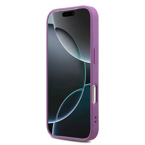 Guess Guess iPhone 17 Pro/iPhone 18 Pro Coque arrière Grand motif 4G Finition à paillettes fixes - Lilas