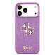 Guess Guess iPhone 17 Pro Max Back cover case - Big 4G - Fixed Glitter - Lilac