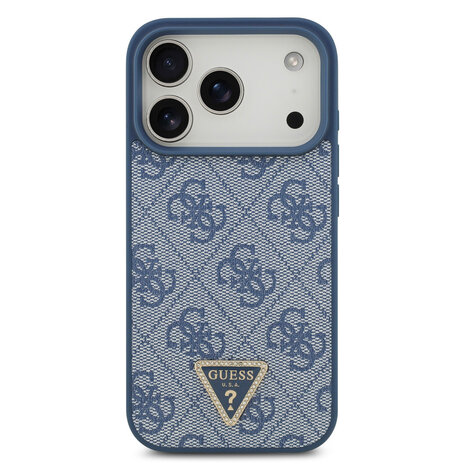 Guess Guess iPhone 17 Pro Back cover case - MagSafe - 4G Triangle Logo - Blue