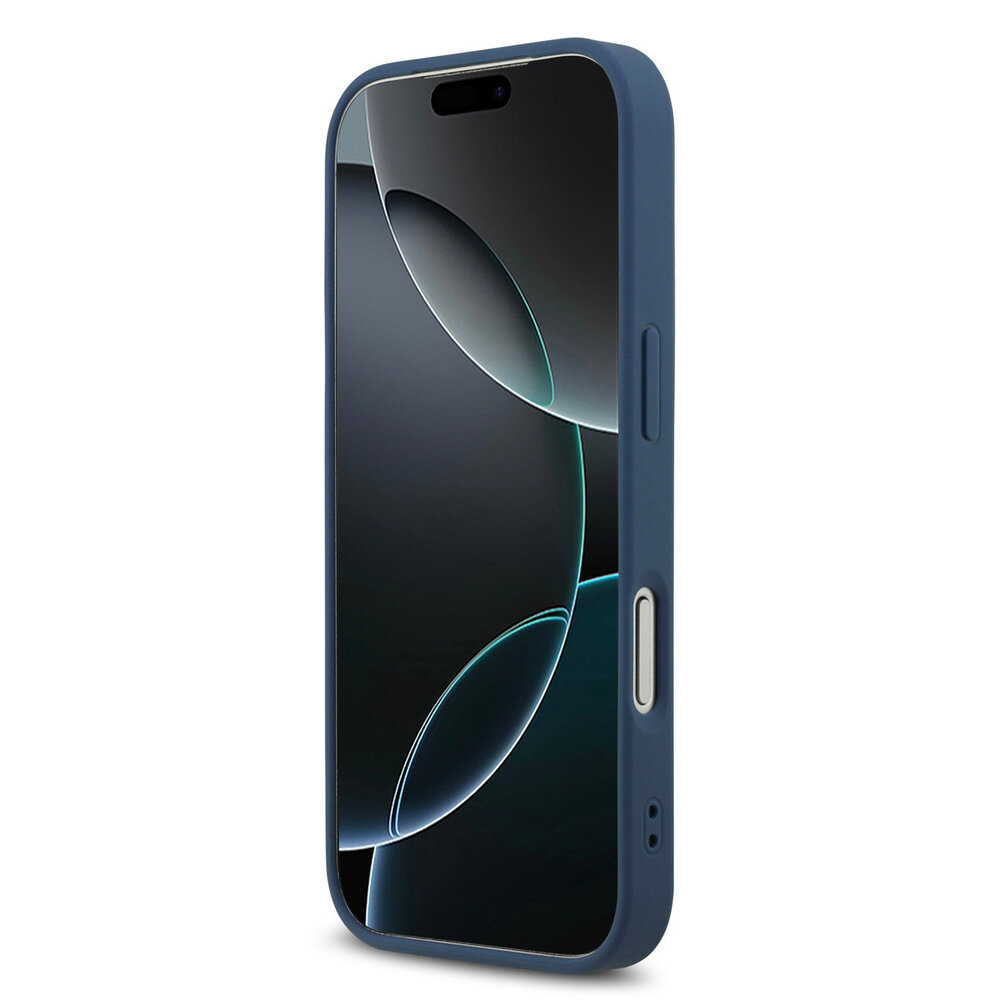 Guess Guess iPhone 17 Pro Backcover hoesje - MagSafe - 4G Triangle Logo - Blauw Guess Guess iPhone 17 Pro Backcover hoesje - MagSafe - 4G Triangle Logo - Blauw