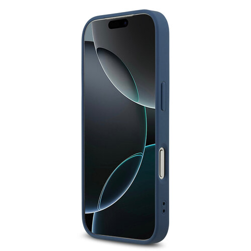 Guess Guess iPhone 17 Pro/iPhone 18 Pro Coque arrière MagSafe 4G logo triangulaire - Bleu