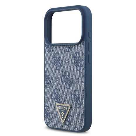 Guess Guess iPhone 17 Pro Back-Cover hul - MagSafe - 4G Triangle Logo - Blau