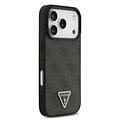 Guess Guess iPhone 17 Pro/iPhone 18 Pro Coque arrière MagSafe 4G logo triangulaire - Noir