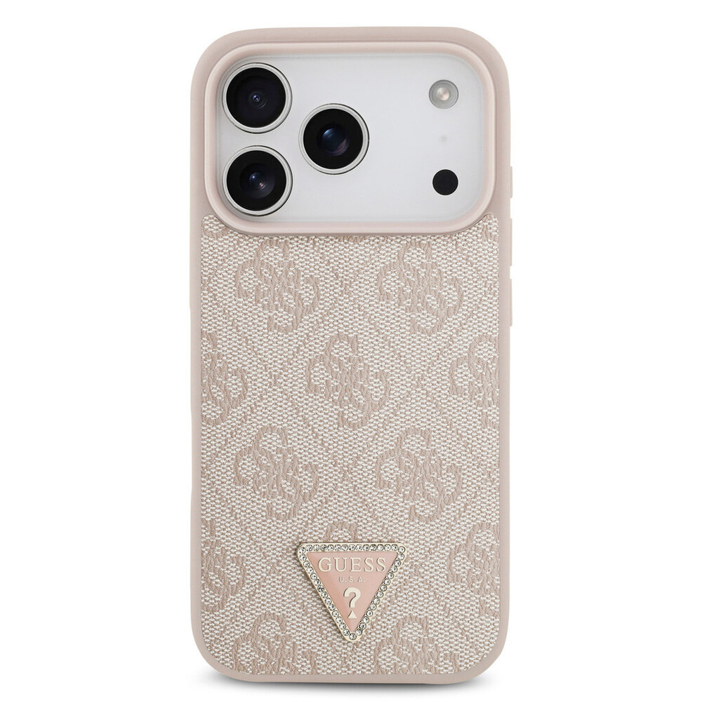 Guess Guess iPhone 17 Pro Back cover case - MagSafe - 4G Triangle Logo - Pink
