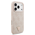 Guess Guess iPhone 17 Pro/iPhone 18 Pro Coque arrière MagSafe 4G logo triangulaire - Rose
