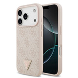 Guess Guess iPhone 17 Pro Back cover case - MagSafe - 4G Triangle Logo - Pink