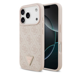 Guess Guess iPhone 17 Pro Back-Cover hul - MagSafe - 4G Triangle Logo - Rosa