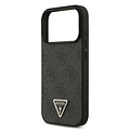 Guess Guess iPhone 17 Pro/iPhone 18 Pro Coque arrière MagSafe 4G logo triangulaire - Noir