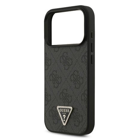 Guess Guess iPhone 17 Pro Back cover case - MagSafe - 4G Triangle Logo - Black