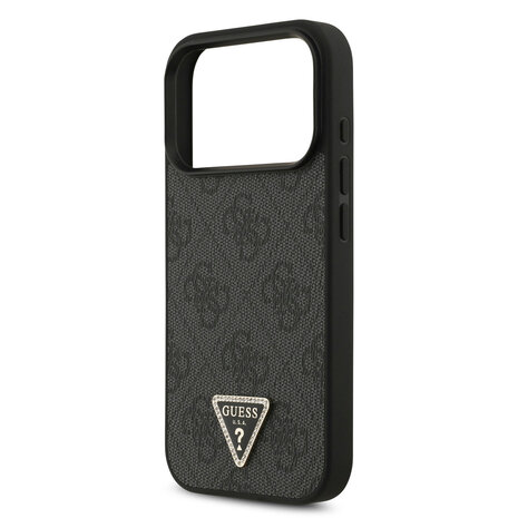 Guess Guess iPhone 17 Pro Back-Cover hul - MagSafe - 4G Triangle Logo - Schwarz Guess Guess iPhone 17 Pro Back-Cover hul - MagSafe - 4G Triangle Logo - Schwarz