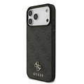 Guess Guess iPhone 17 Pro Max/iPhone 18 Pro Max Handyhülle MagSafe Kleines 4G-Motiv und klassisches Metalllogo - Schwarz