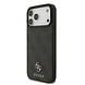 Guess Guess iPhone 17 Pro Max Back cover coque - Noir - MagSafe - Small 4G & Classic Metal Logo
