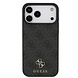 Guess Guess iPhone 17 Pro Max Back cover case - MagSafe - Small 4G & Classic Metal Logo - Black