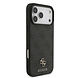 Guess Guess iPhone 17 Pro Max Back cover coque - Noir - MagSafe - Small 4G & Classic Metal Logo
