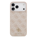Guess Guess iPhone 17 Pro Max/iPhone 18 Pro Max Handyhülle MagSafe Kleines 4G-Motiv und klassisches Metalllogo - Braun