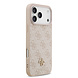 Guess Guess iPhone 17 Pro Max Backcover hoesje - MagSafe - Small 4G & Classic Metal Logo - Bruin