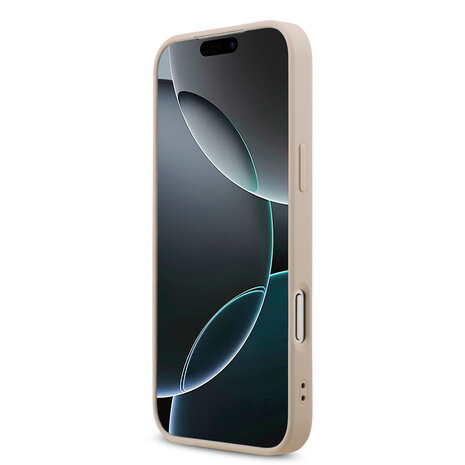 Guess Guess iPhone 17 Pro Max Back-Cover hul - MagSafe - Small 4G & Classic Metal Logo - Braun