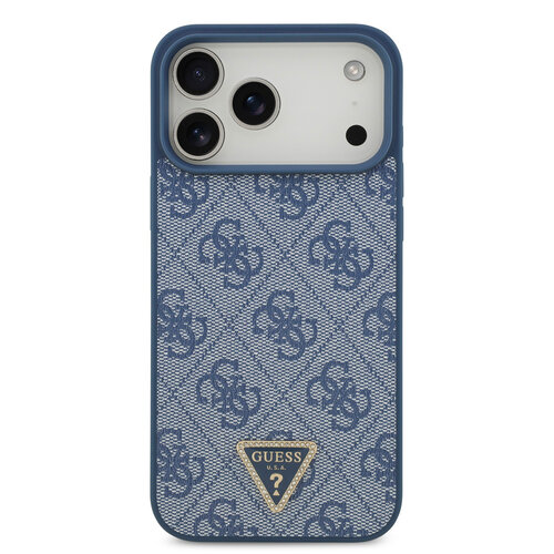 Guess Guess iPhone 17 Pro Max/iPhone 18 Pro Max Handyhülle MagSafe 4G dreieckiges Logo - Blau