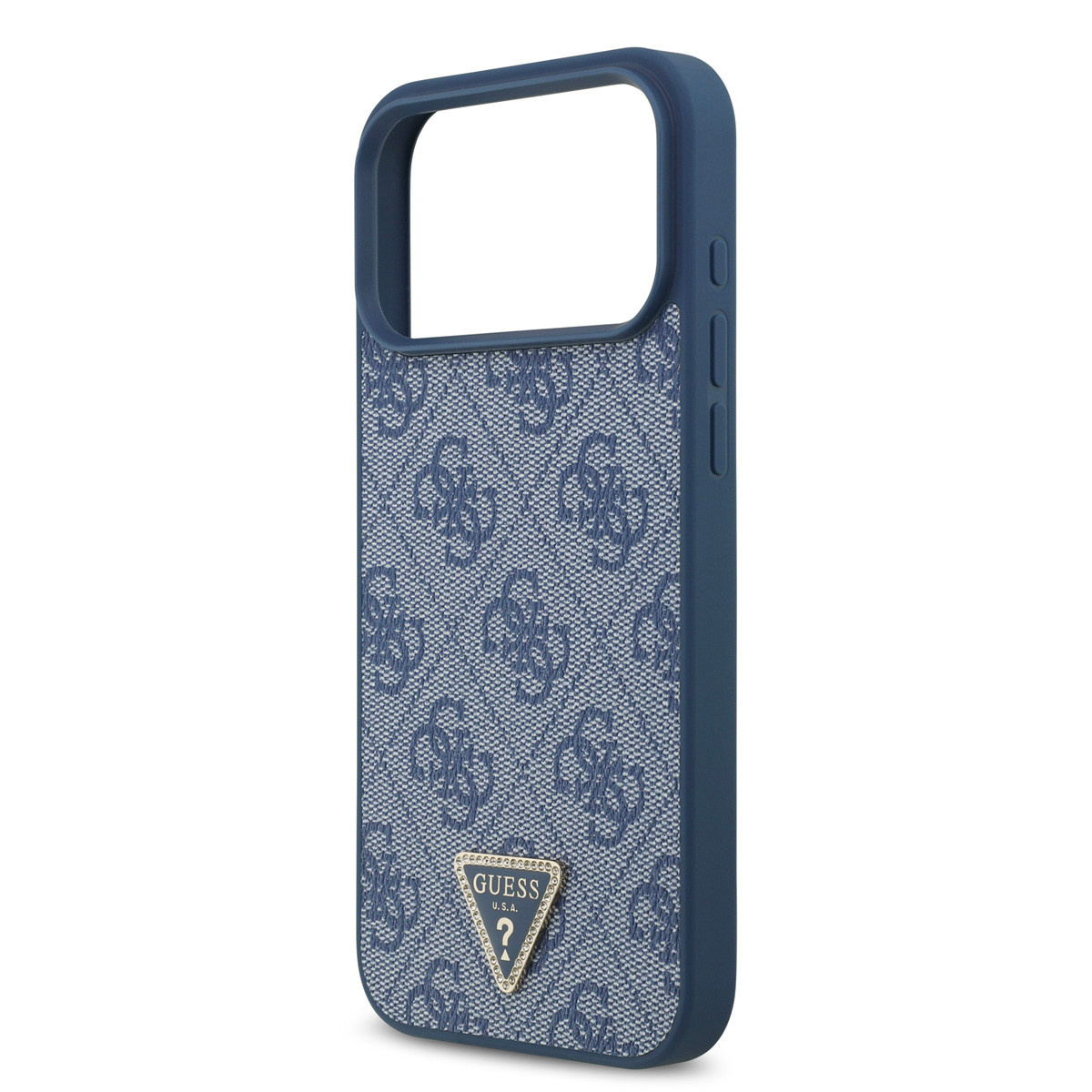 Guess Guess iPhone 17 Pro Max Backcover hoesje - MagSafe - 4G Triangle Logo - Blauw, foto 5 van 6