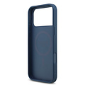 Guess Guess iPhone 17 Pro Max/iPhone 18 Pro Max Coque arrière MagSafe 4G logo triangulaire - Bleu