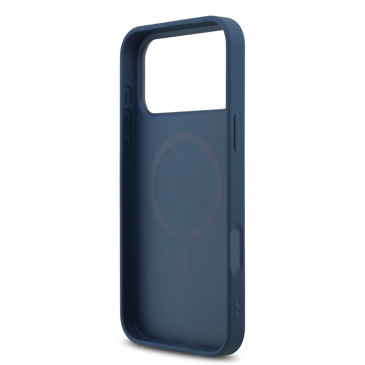Guess Guess iPhone 17 Pro Max Backcover hoesje - MagSafe - 4G Triangle Logo - Blauw, foto 6 van 6