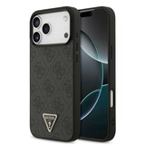Guess Guess iPhone 17 Pro Max Back cover case - MagSafe - 4G Triangle Logo - Black Guess Guess iPhone 17 Pro Max Back cover case - MagSafe - 4G Triangle Logo - Black