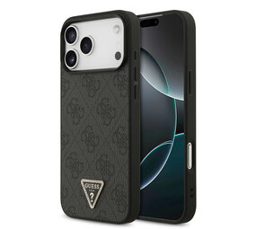 Guess Guess iPhone 17 Pro Max Back cover case - MagSafe - 4G Triangle Logo - Black