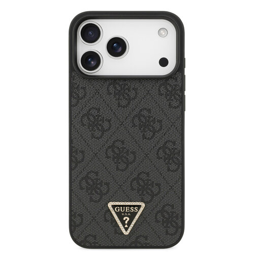 Guess Guess iPhone 17 Pro Max/iPhone 18 Pro Max Handyhülle MagSafe 4G dreieckiges Logo - Schwarz