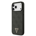 Guess Guess iPhone 17 Pro Max/iPhone 18 Pro Max Coque arrière MagSafe 4G logo triangulaire - Noir