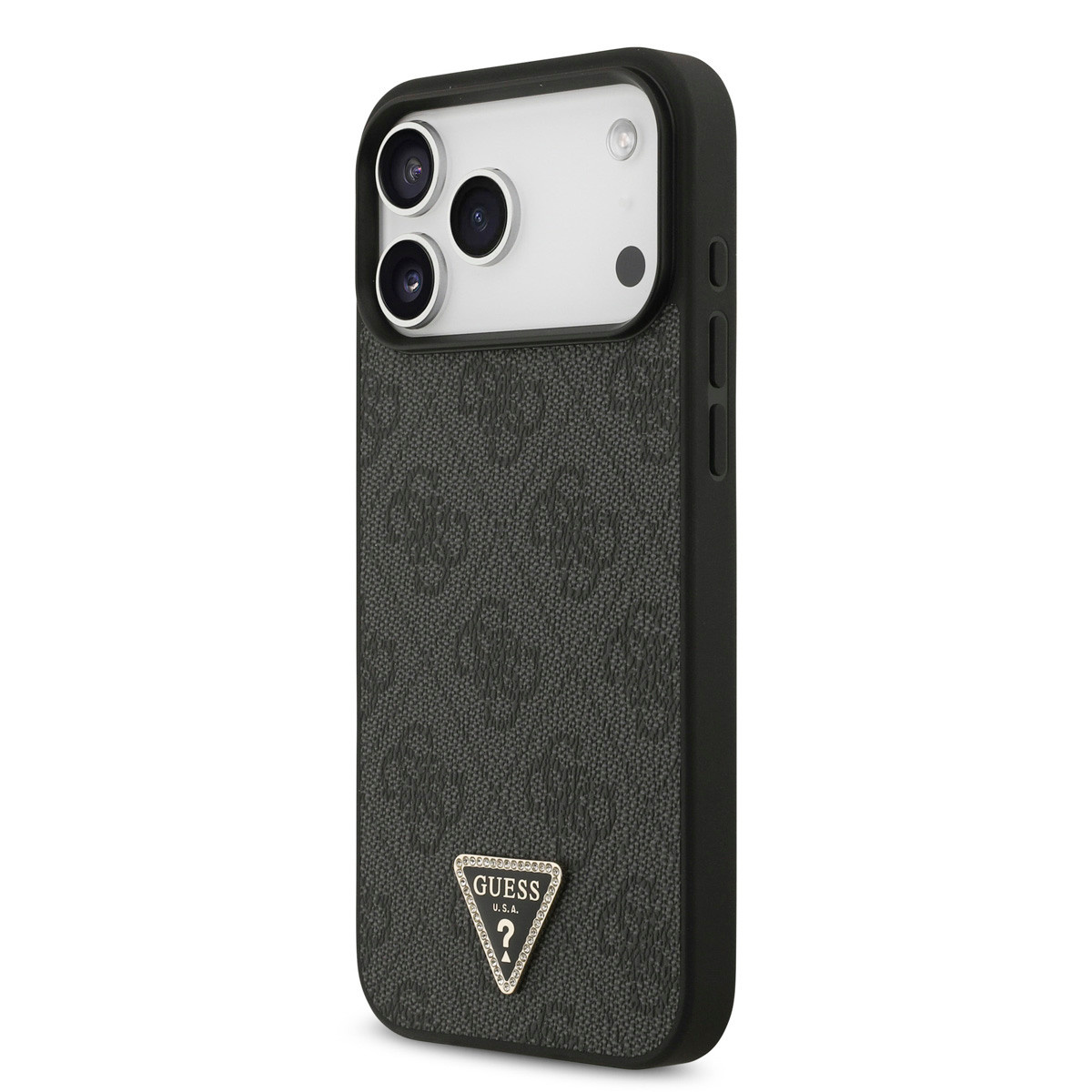Guess Guess iPhone 17 Pro Max Backcover hoesje - MagSafe - 4G Triangle Logo - Zwart, foto 2 van 6