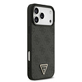 Guess Guess iPhone 17 Pro Max/iPhone 18 Pro Max Coque arrière MagSafe 4G logo triangulaire - Noir