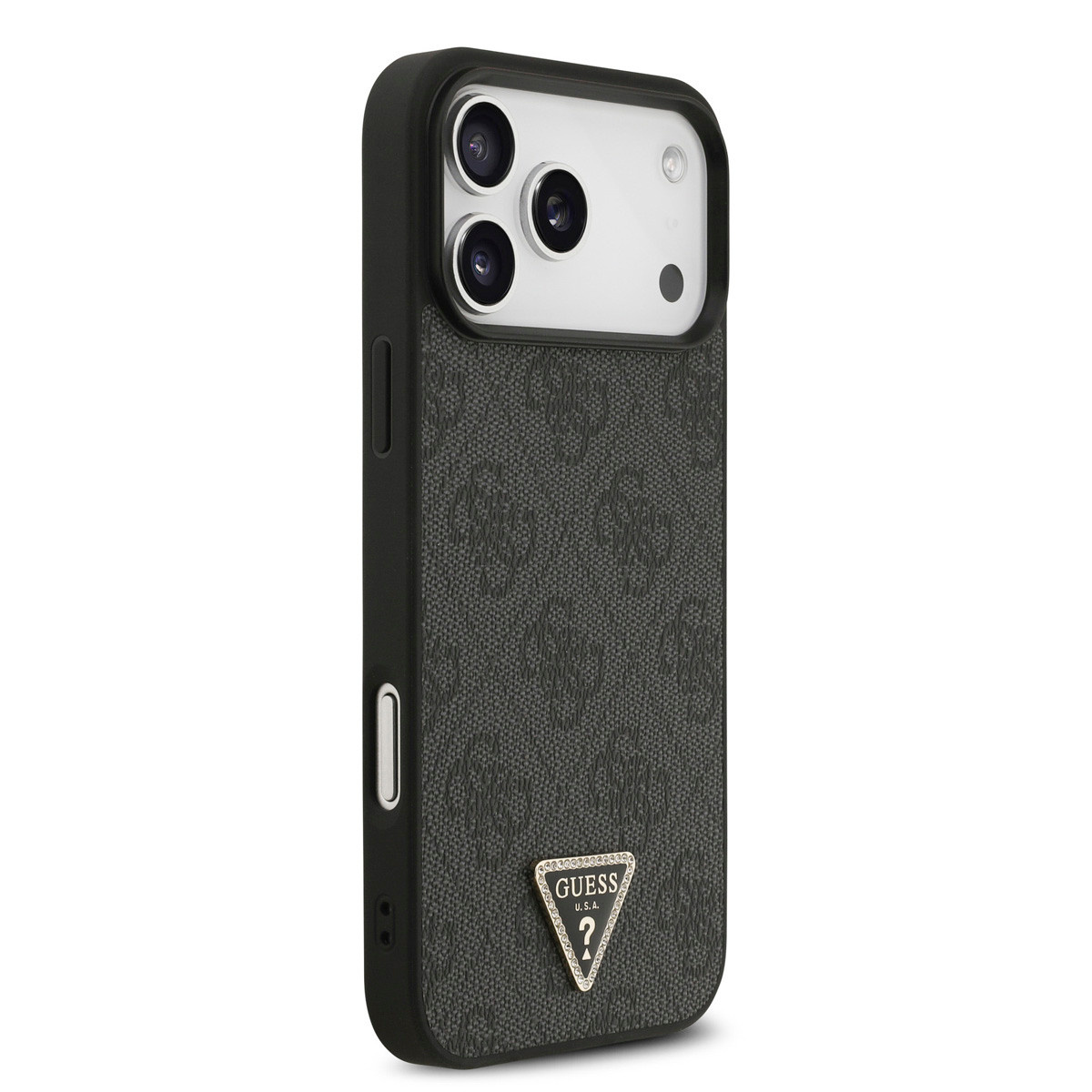 Guess Guess iPhone 17 Pro Max Backcover hoesje - MagSafe - 4G Triangle Logo - Zwart, foto 4 van 6