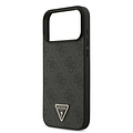 Guess Guess iPhone 17 Pro Max/iPhone 18 Pro Max Coque arrière MagSafe 4G logo triangulaire - Noir