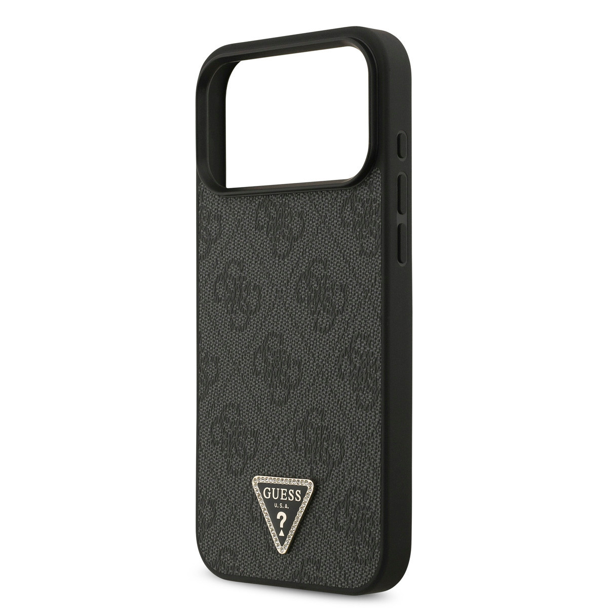 Guess Guess iPhone 17 Pro Max Backcover hoesje - MagSafe - 4G Triangle Logo - Zwart, foto 5 van 6