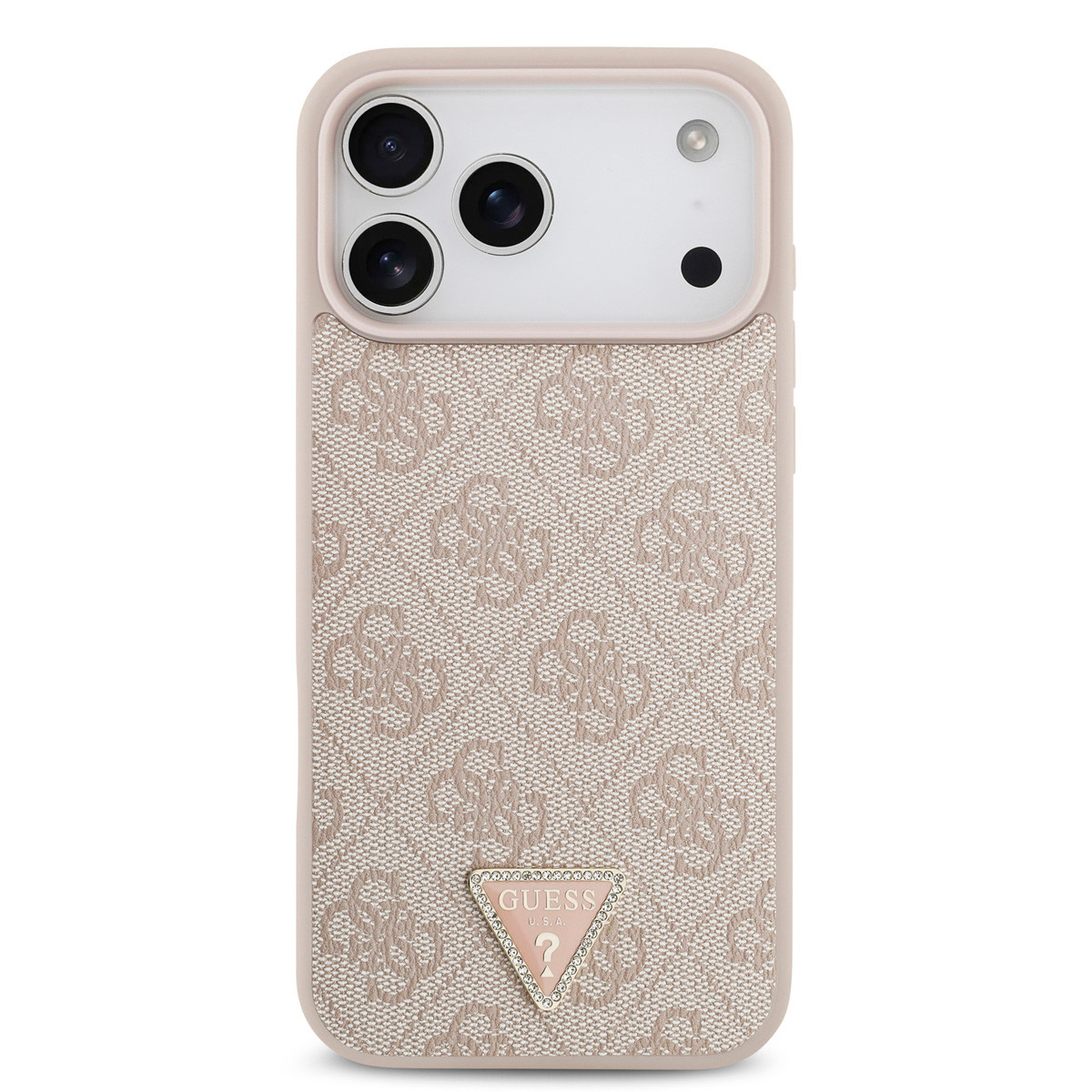 Guess Guess iPhone 17 Pro Max Backcover hoesje - MagSafe - 4G Triangle Logo - Roze, foto 3 van 6