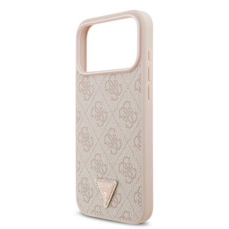 Guess Guess iPhone 17 Pro Max Back-Cover hul - MagSafe - 4G Triangle Logo - Rosa