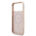 Guess Guess iPhone 17 Pro Max/iPhone 18 Pro Max Coque arrière MagSafe 4G logo triangulaire - Rose