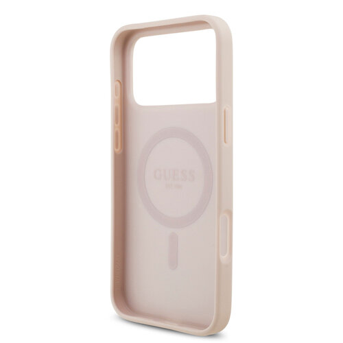 Guess Guess iPhone 17 Pro Max/iPhone 18 Pro Max Handyhülle MagSafe 4G dreieckiges Logo - Rosa