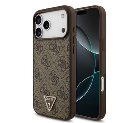 Guess Guess iPhone 17 Pro Max Back-Cover hul - MagSafe - 4G Triangle Logo - Braun