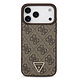 Guess Guess iPhone 17 Pro Max Backcover hoesje - MagSafe - 4G Triangle Logo - Bruin