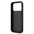 Guess Guess iPhone 17 Pro/iPhone 18 Pro Coque arrière Compartiment pour carte Logo manuscrit métallique - Noir