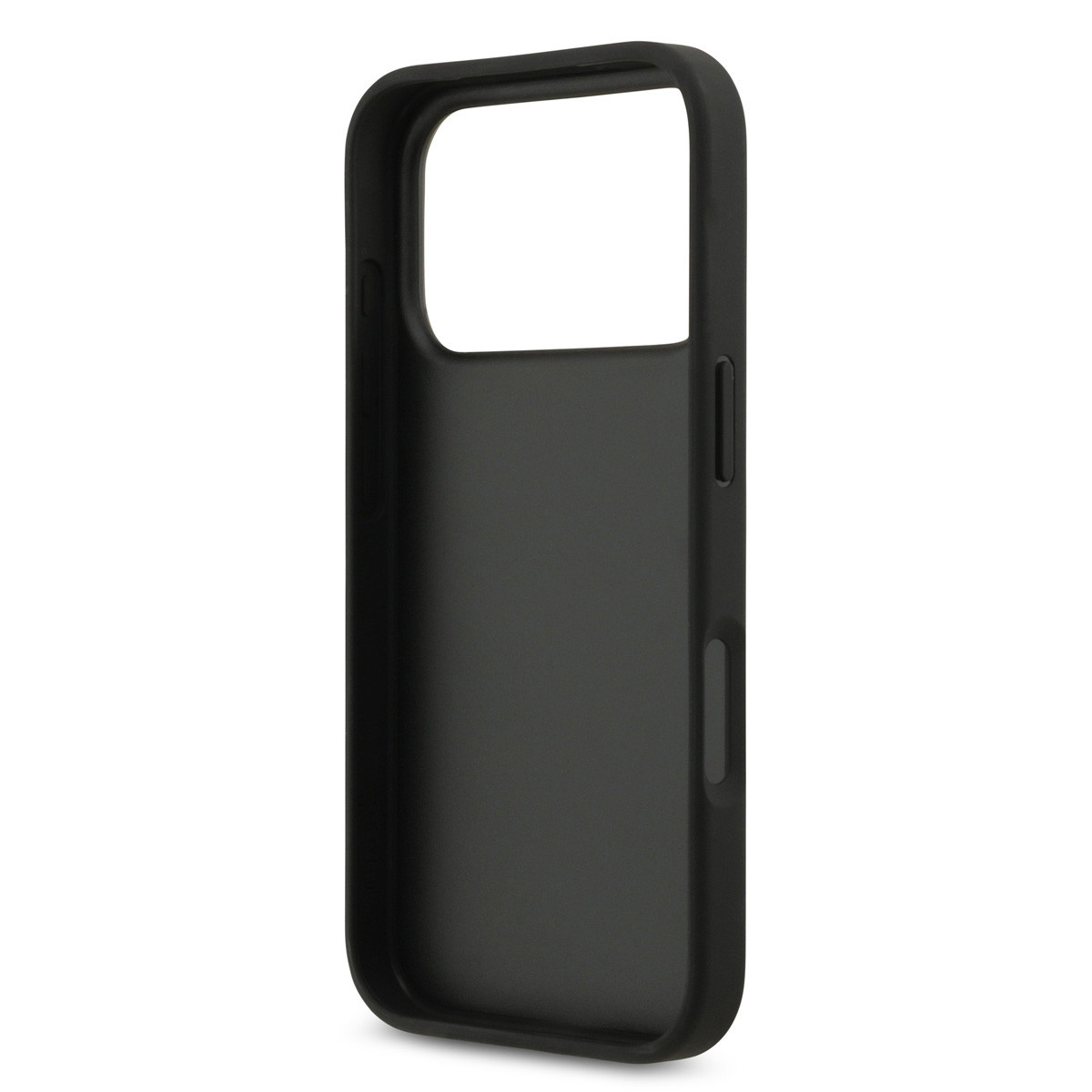 Guess Guess iPhone 17 Pro Backcover hoesje - With Cardslot - Script Metal Logo - Zwart, foto 6 van 6