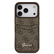 Guess Guess iPhone 17 Pro Max Back-Cover hul - With Cardslot - Script Metal Logo - Braun